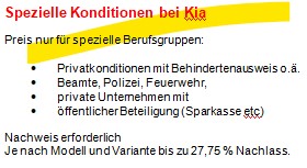 Kia Rabatte
